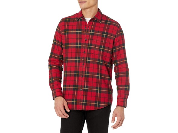 Black Red Yellow Large Plaid