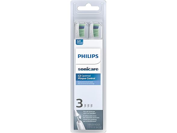 Philips Sonicare C2 Toothbrush Heads 3pk