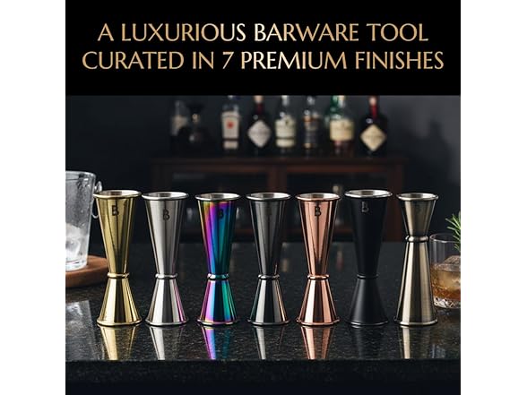 Gold Finish Japanese Double Jigger