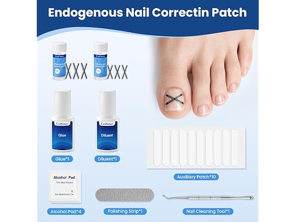 CosFancy Ingrown Toenail Treatment Kit