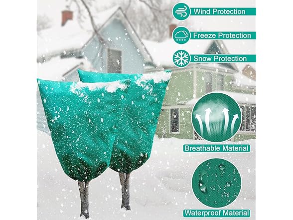 Insoma 2 Packs Plant Covers Freeze Protection
