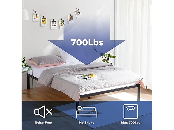 Olee Sleep Metal Bed Frame