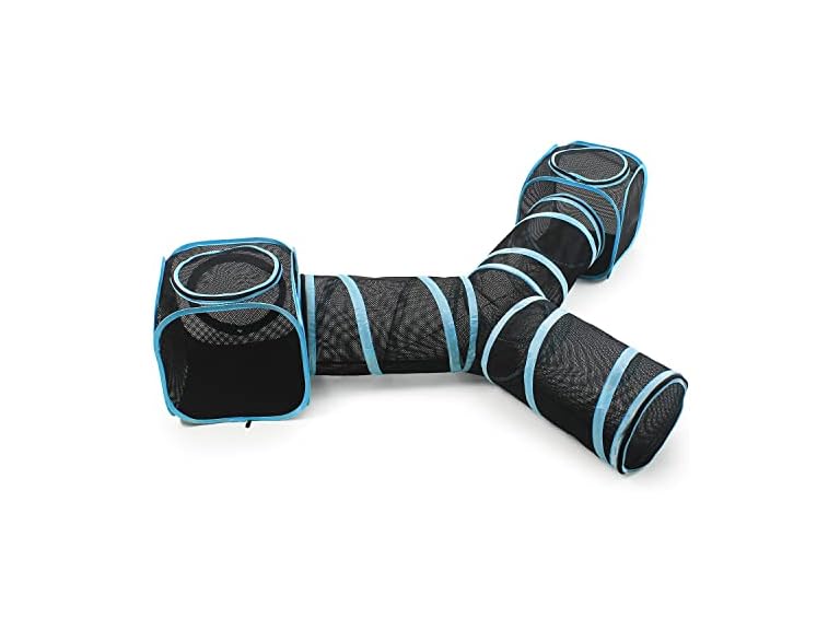 INTURN Cat Tent w/Tunnel, 2-Cube