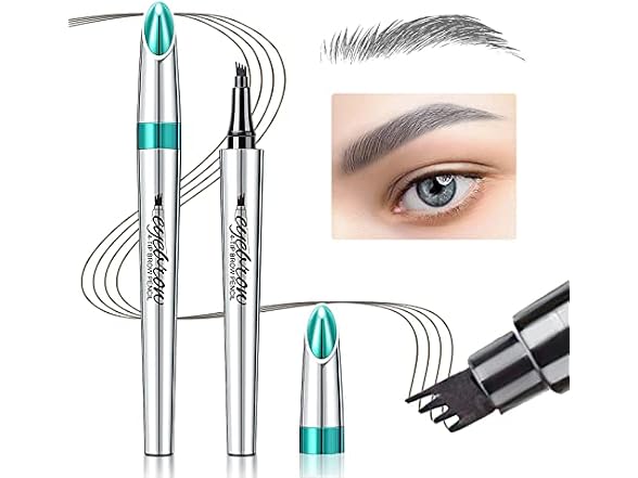 Oetuiow 4 Point Brow Pen Gray
