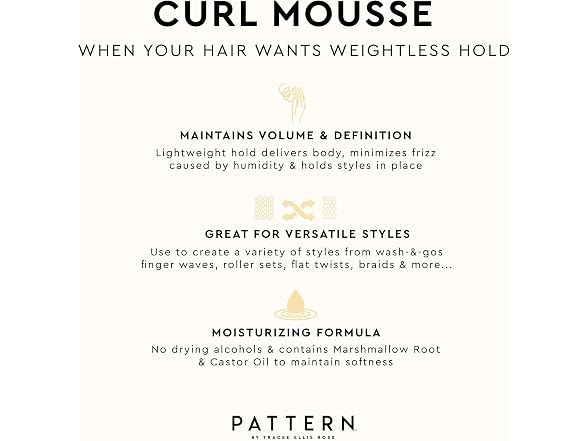 PATTERN Beauty by Tracee Ellis Ross Curl Mousse 8