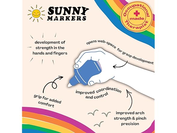 Sunny Markers Washable Marker Pens