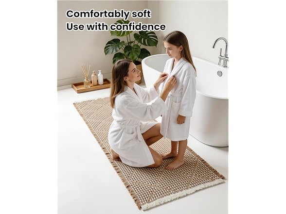 Furicher Large Bathroom Rugs 2' X 6'
