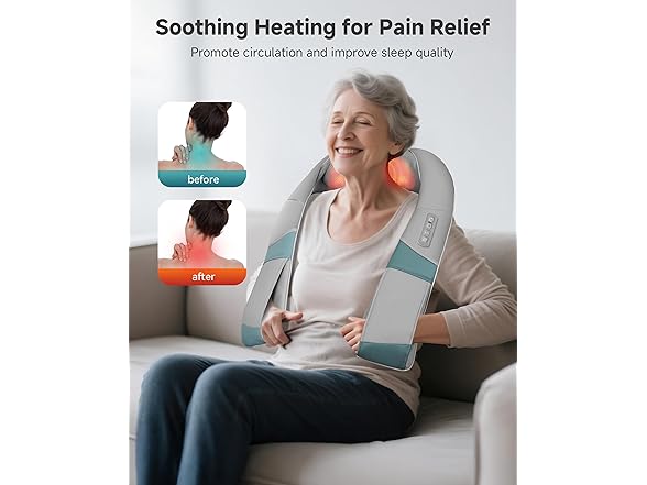 Snailax Cordless Neck Massager