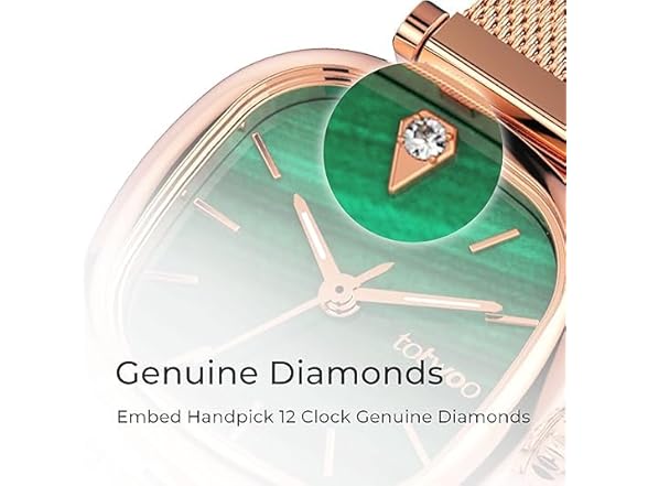TOTWOO Diamond Face Watch