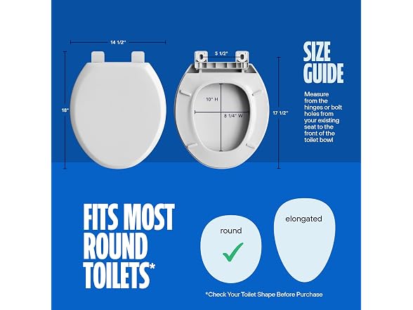 HIGHCRAFT Highcraft W4TSPR Round Plastic Toilet