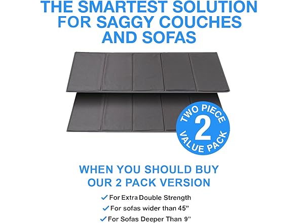 Couch Cushion Support Boards Set of 2