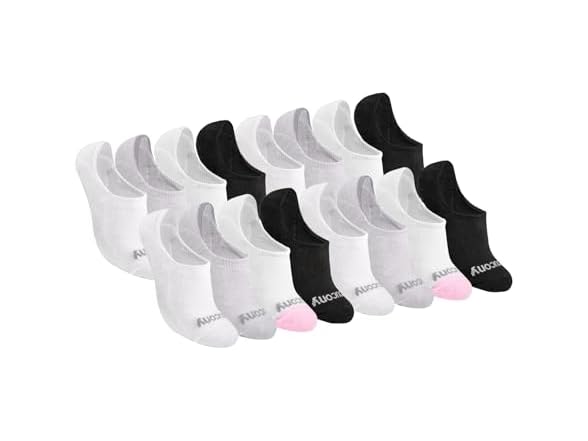 Saucony No Show 16Pack Socks (M)