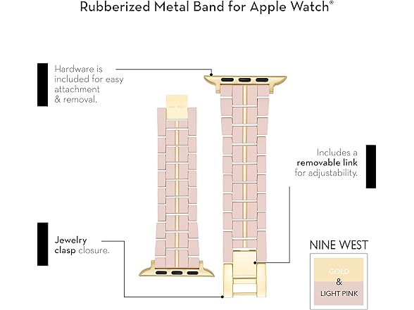 Nine West Rubber  Apple Watch Band 42mm