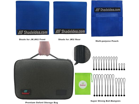 Shadeidea JK Sun Shade Top Compatible with Jeep Wrangler