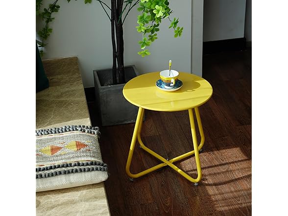 Elevon E-Coated Steel Side Table