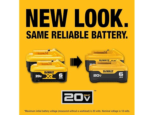 Dewalt DCB206-2 20V MAX XR Battery 6 Ah