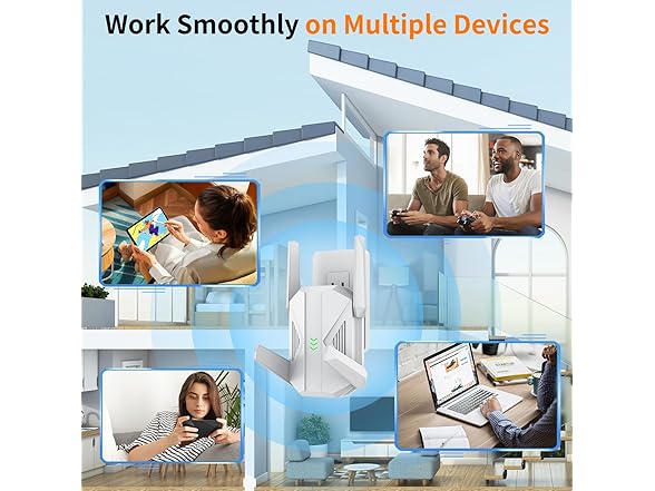 HMTYQNB 2025 AC2100 WiFi Extender