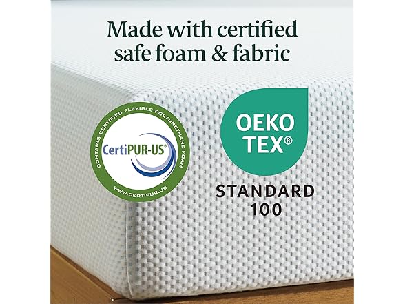 ZINUS 6" Green Tea Memory Foam Queen