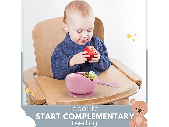 Xabono Baby Suction Bowls with Spoon