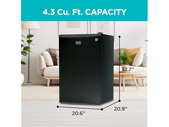 BLACK+DECKER 4.3 Cu. Ft. Compact Refrigerator