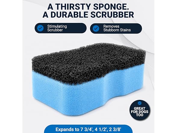 Epona April Power Shower Horse Sponge Blue