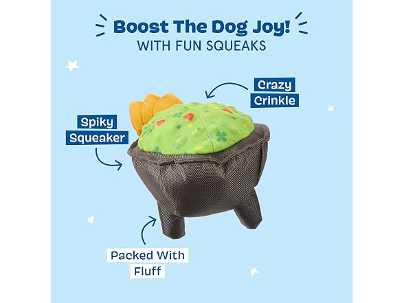 Barkbox Stop Guac and Mole Dog Toy | Plush