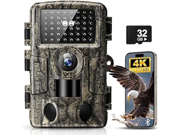 4K WiFi Trail Camera with Night Vision