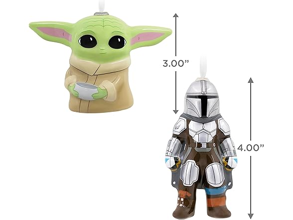 Hallmark Star Wars: The Mandalorian and Grogu Ornaments
