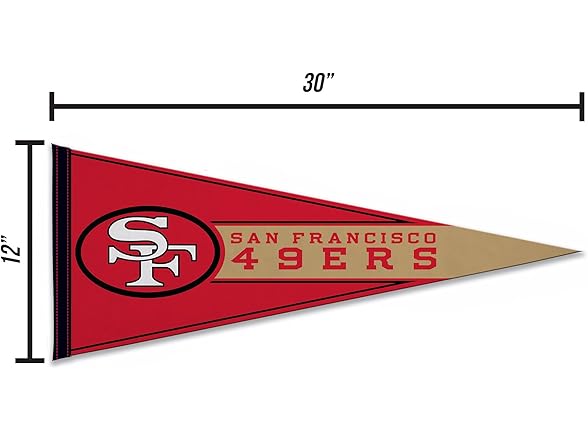 San Francisco 49ers Wall Pennant