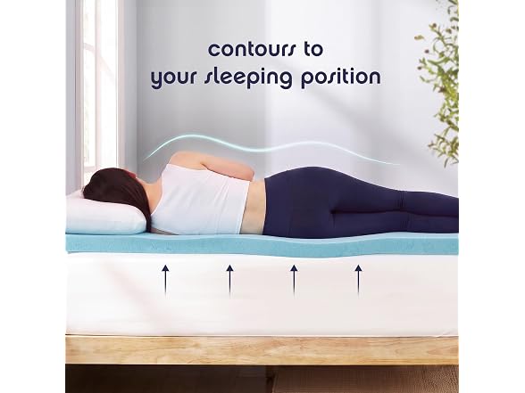 Best Price Mattress 2-inch Memory Foam Topper - Twin