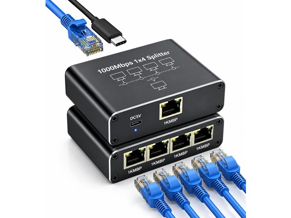 RJ45 Gigabit Ethernet Splitter