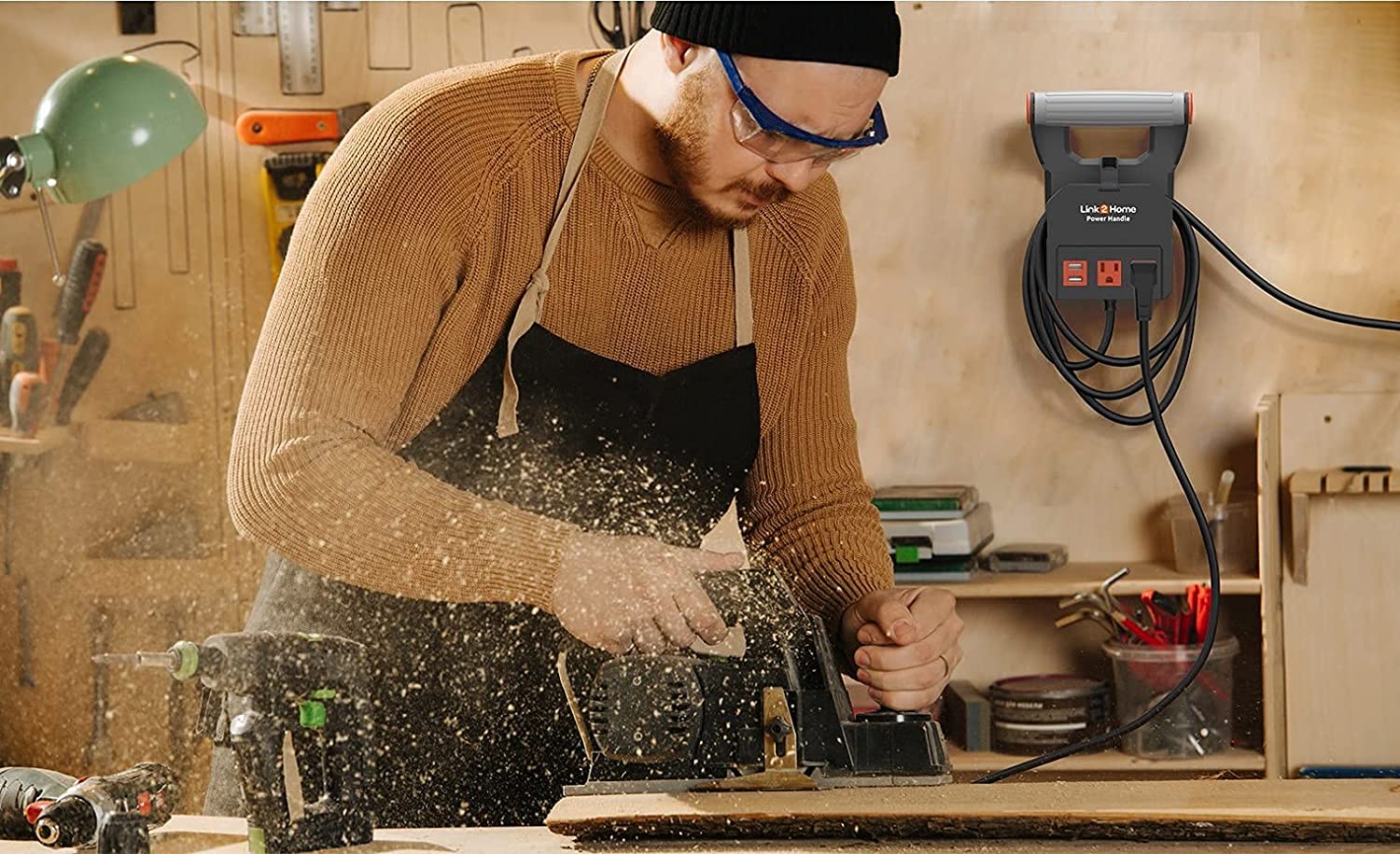 Link2Home Power Handle 20' Extension Cord - Gallery 14