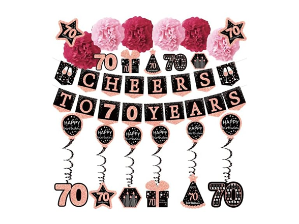 70th birthday for women