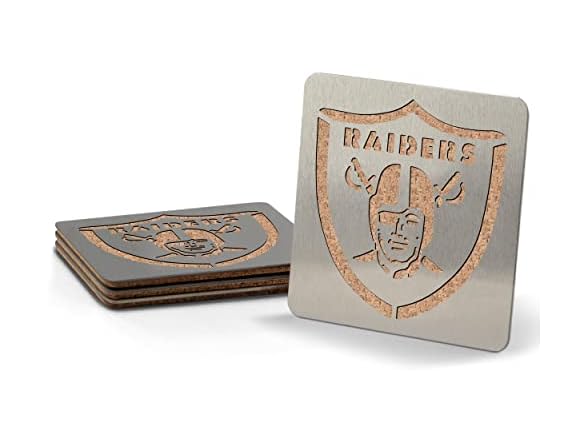 YouTheFan NFL Coasters, Stainless Steel