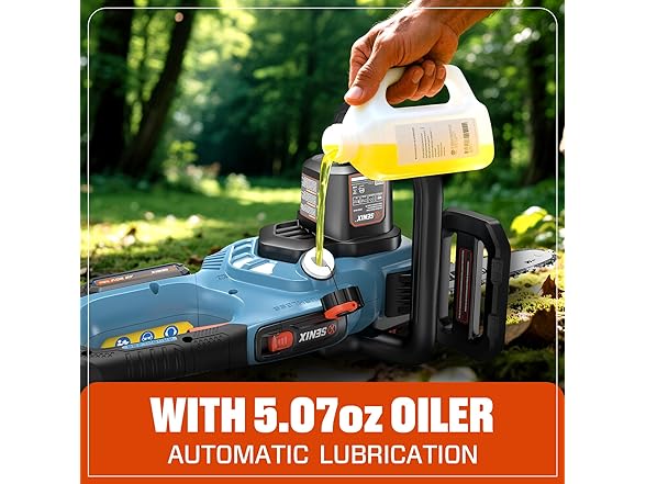 0.73 HP 10" SENIX Cordeless Chainsaw 