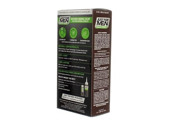 Just For Men Hair Color H55 Real Black