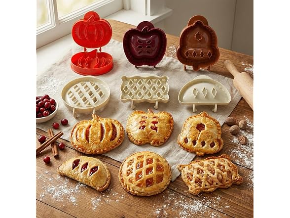 6 Pack Hand Dough Presser Molds