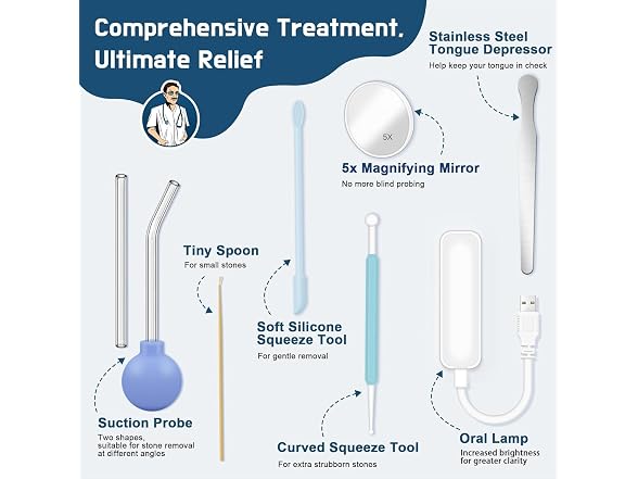 Tonsil Stone Vacuum Cleaner