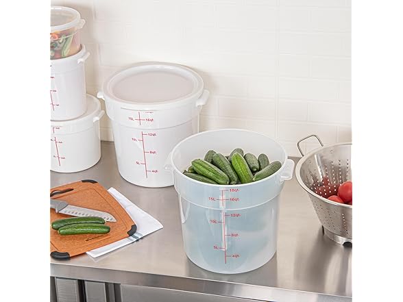 Restaurantware-Met Lux 18 Quart Food Storage Containers