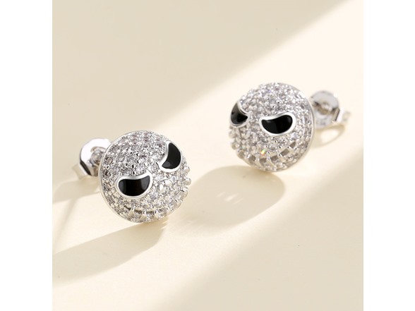 Silver night before Christmas Earrings