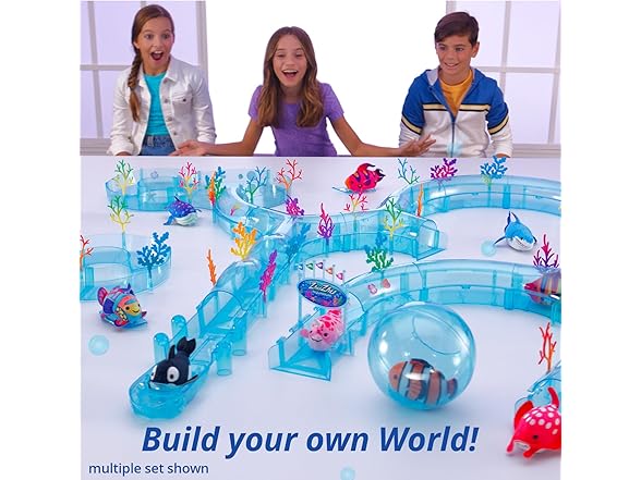 ZhuZhu Aquarium Starter Set with 2 Motorized Fish