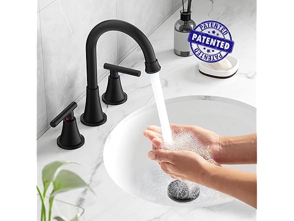 8 Inch 2 Handle Faucet With Pop Up Drain