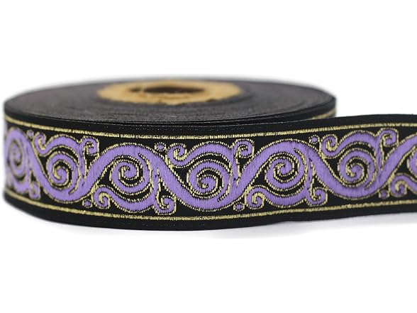 11 Yard 0.86" Wide Lilac Celtic Snail