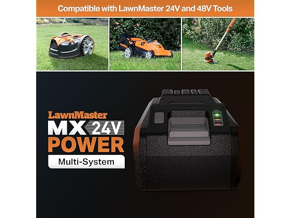 LawnMaster MX 24V MAX 4.0Ah Lithium-Ion Battery (24LB4005-CN) – Pre-Owned
