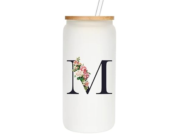 BIPEDS Personalized Glass Cups with Lids
