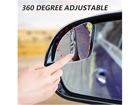 MUSM AAP-Auto-067 2Pcs Blind Spot Mirrors