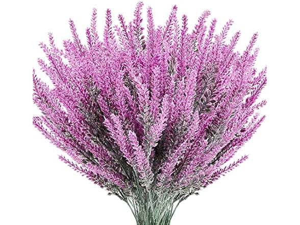 TENCHY 12 Bundles Artificial Lavender