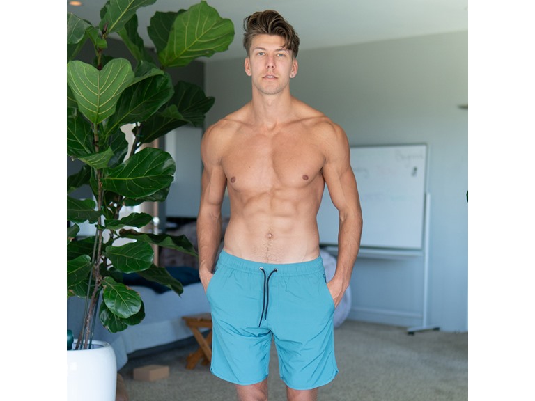 Warriors & Scholars Men's Swim Trunks W/Performance Liner - Gallery 27