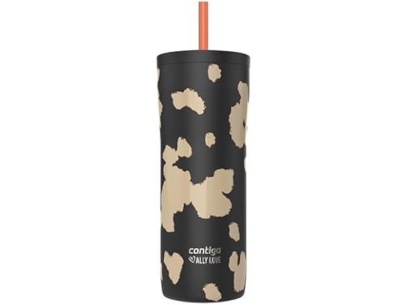 Contigo x Ally Love Streeterville Tumbler, 24oz, Licorice
