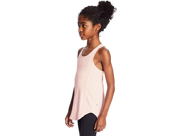C9 Girls Keyhole Tank Coral Heather (L)